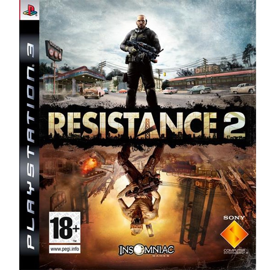 Pelit - Resistance2 - Sony PlayStation 3 - FPS - 711719113850