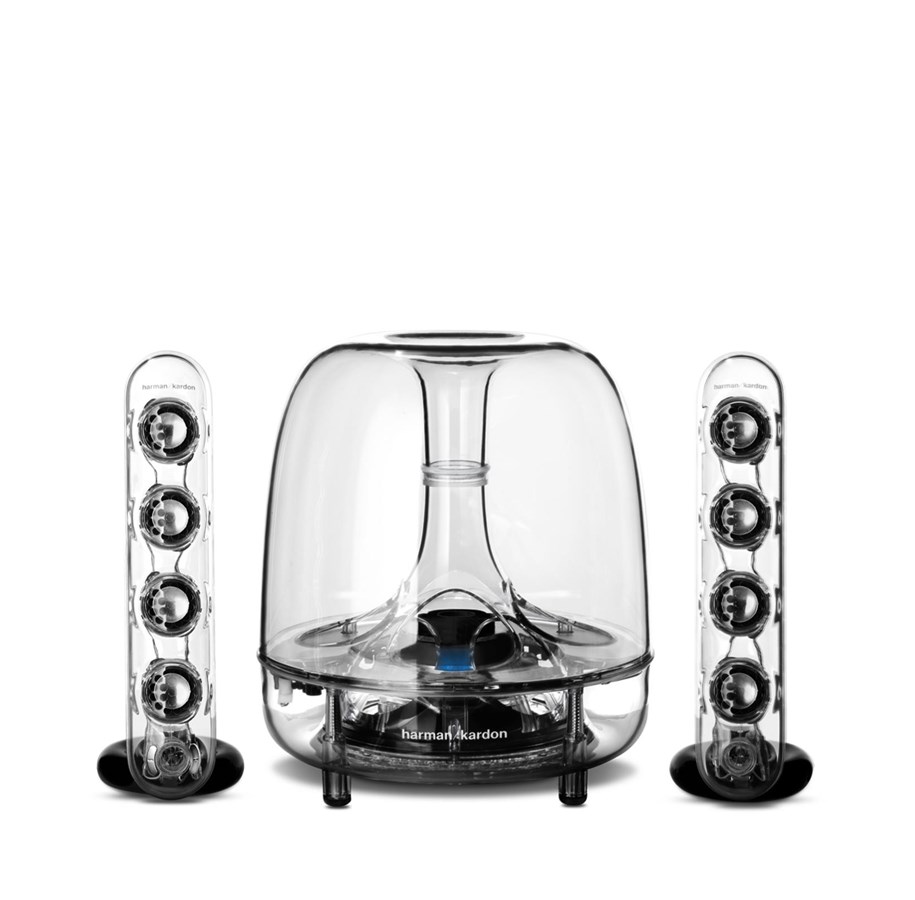 Kaiuttimet - PC - Harman Kardon SoundSticks Wireless - 2.1 kanava - Läpinäkyvä - SOUNDSTICKSBTEUP