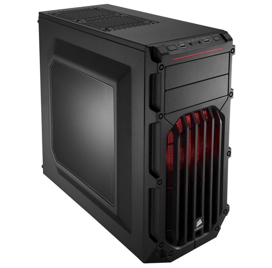 Kotelot - Corsair Carbide SPEC-03 Red LED - Kotelot - Miditower - Musta - CC-9011052-WW