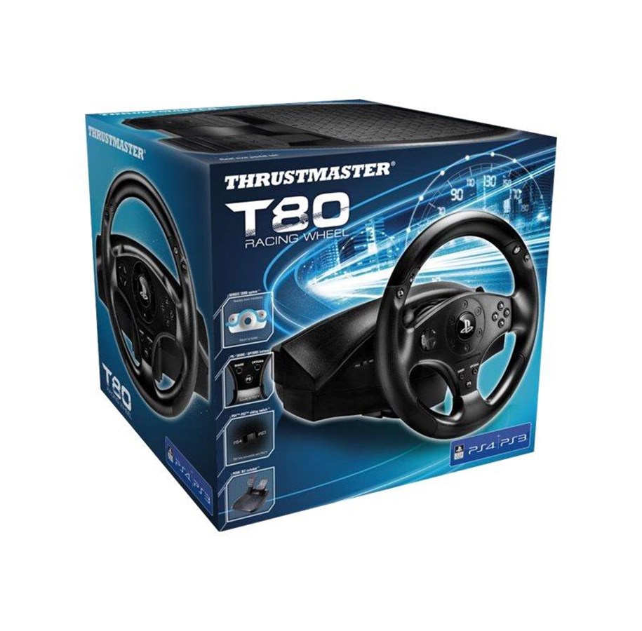 Pelit - lisävarusteet - Thrustmaster T80 PS4 Wheel - Wired Controller - Sony PlayStation 4 - 4160598