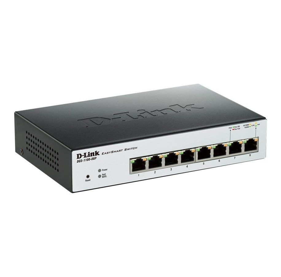 Kytkimet - D-Link DGS-1100-08P - DGS-1100-08P