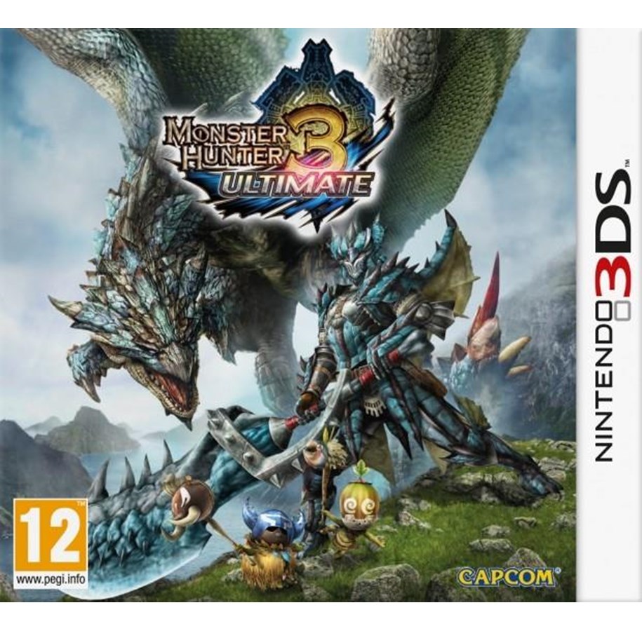 Pelit - Monster Hunter 3: Ultimate - Nintendo 3DS - Toiminta - 045496523244