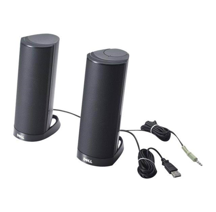 Kaiuttimet - PC - Dell AX210CR - 2.0 kanava - musta - 520-AAFU
