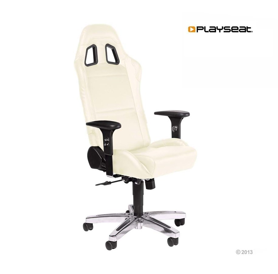 Pelituoli - Playseat Office Seat - White Toimistotuoli - Valkoinen - PU Nahka - Jopa 120 kg - OS.00042