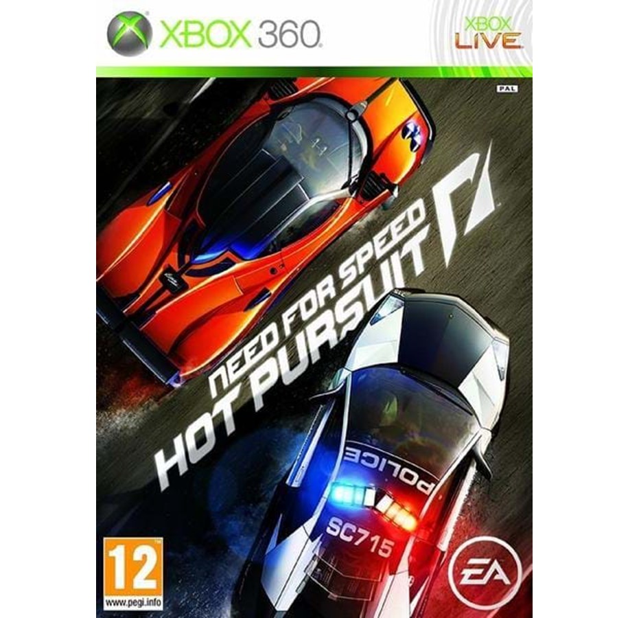 Pelit - Need for Speed: Hot Pursuit - Microsoft Xbox 360 - 12 - Kilpa-ajo - 5030942103878