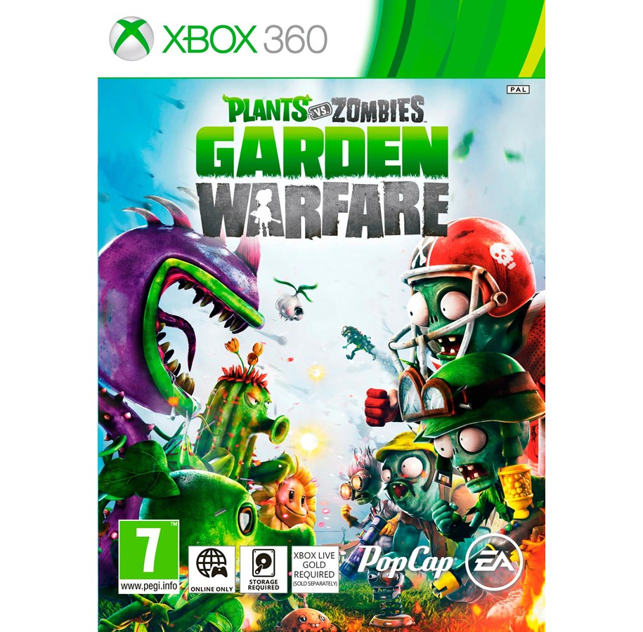 Pelit - Plants vs. Zombies: Garden Warfare - Microsoft Xbox 360 - Toiminta - 5030935112320