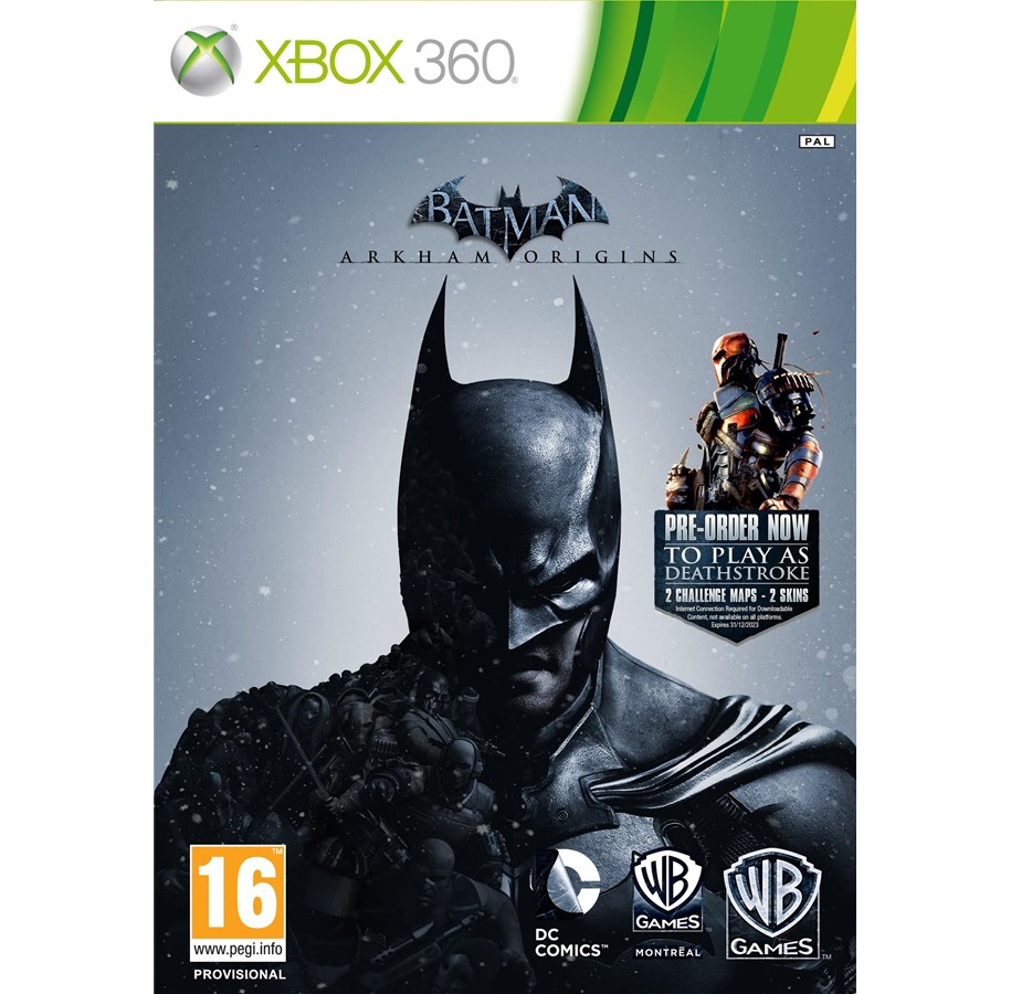 Pelit - Batman: Arkham Origins - Microsoft Xbox 360 - Toiminta - 5051895243992