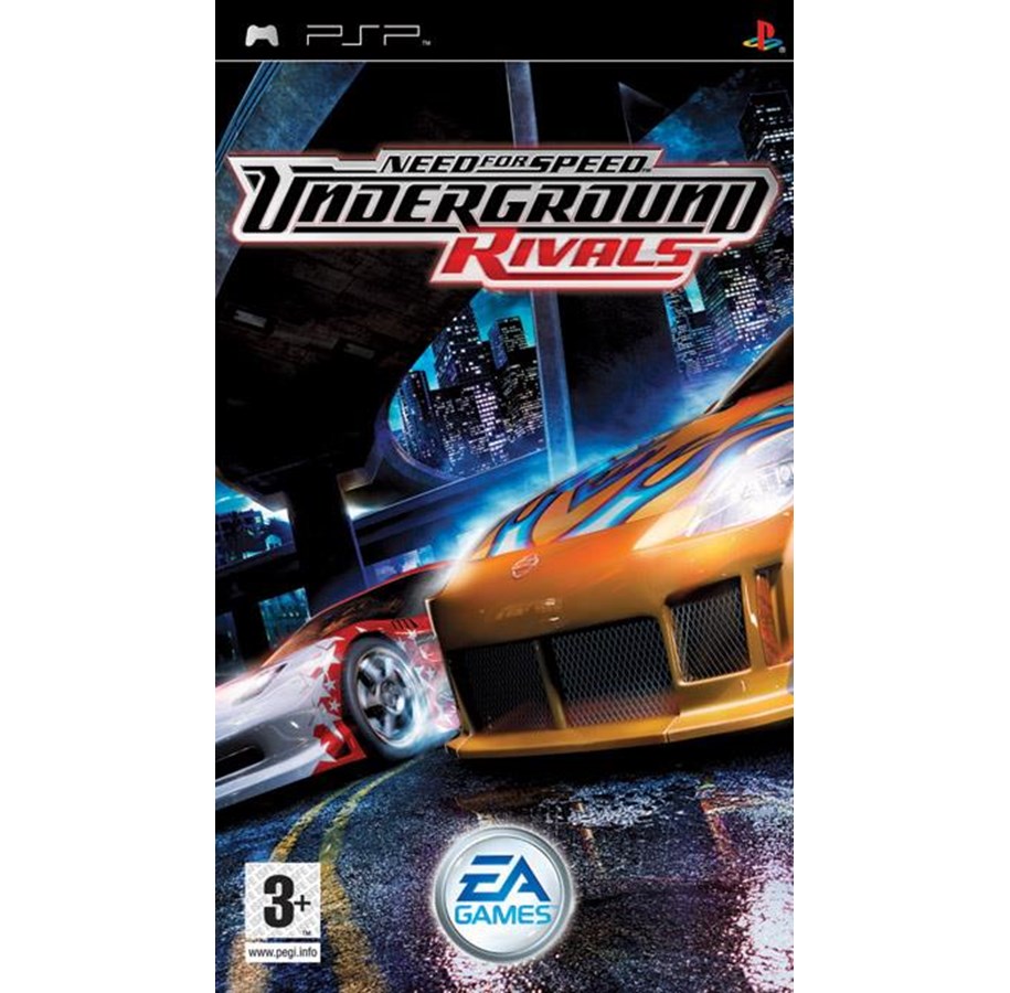 Pelit - Need For Speed Underground Rivals - Sony PlayStation Portable - 12 - Kilpa-ajo - 5030930102555