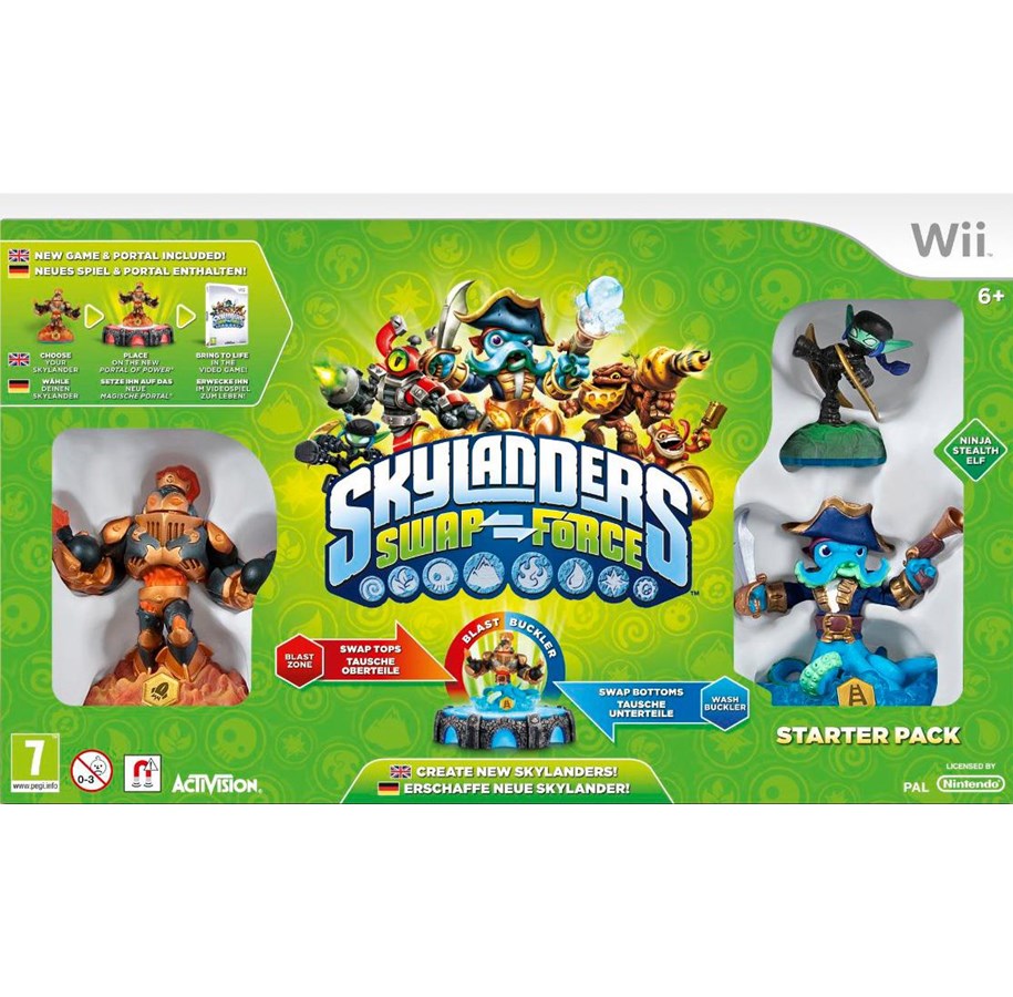 Pelit - Skylanders: Swap Force - Starter Pack - Nintendo Wii - Toiminta - 5030917132742