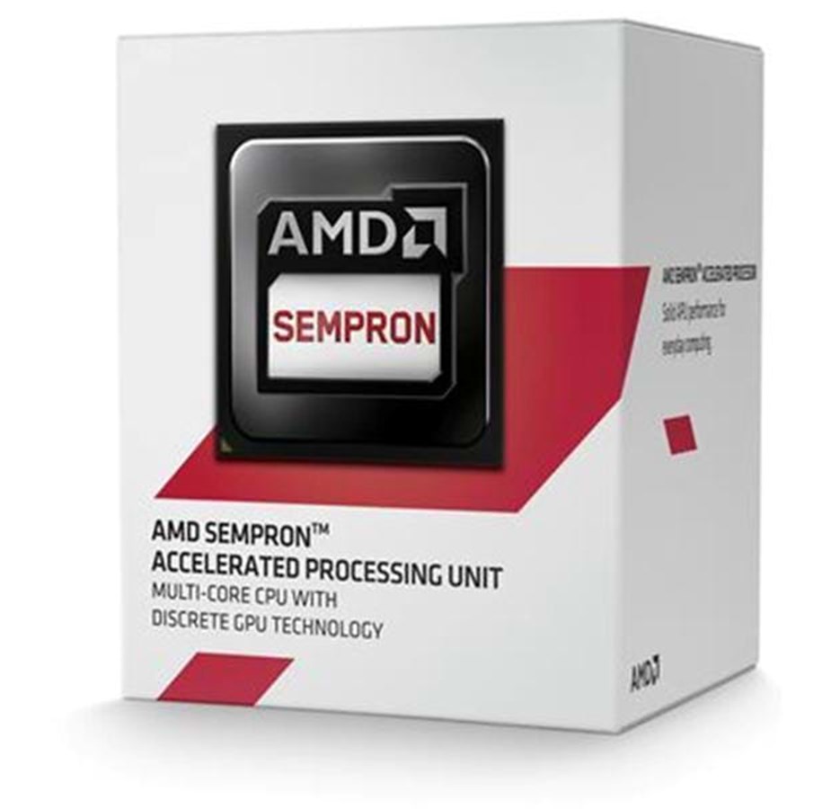 CPU - AMD Sempron 2650 CPU - 2 ydintä - 1.4 GHz - AMD AM1 - AMD Boxed (jäähdyttimen kanssa) - SD2650JAHMBOX