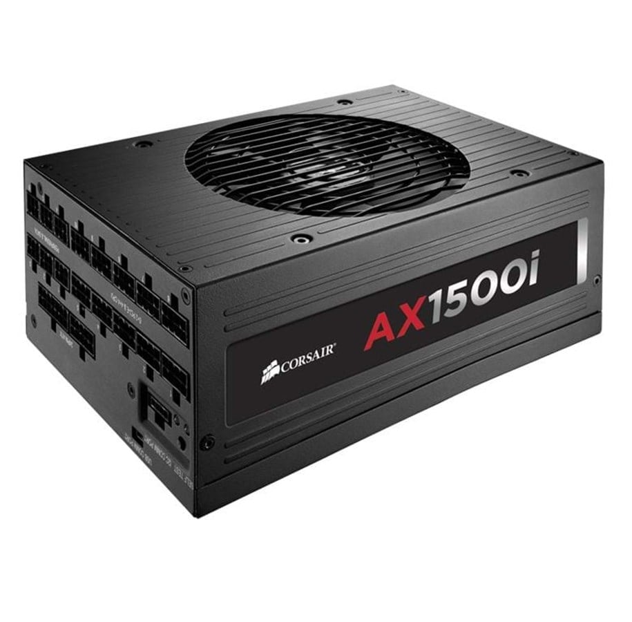 Virtalähde - Corsair AX1500i Virtalähde - 1500 Watt - 140 mm - ATX - 80 Plus Titaani sertifioitu - CP-9020057-EU