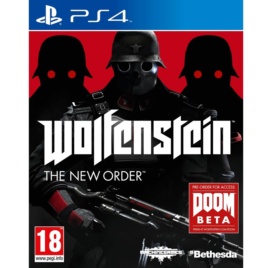Pelit - Wolfenstein: The New Order - Sony PlayStation 4 - FPS - 093155149168
