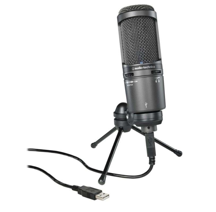 Mikrofonit - Audio-Technica AT2020 USB+ Mikrofoni - AT2020USB+