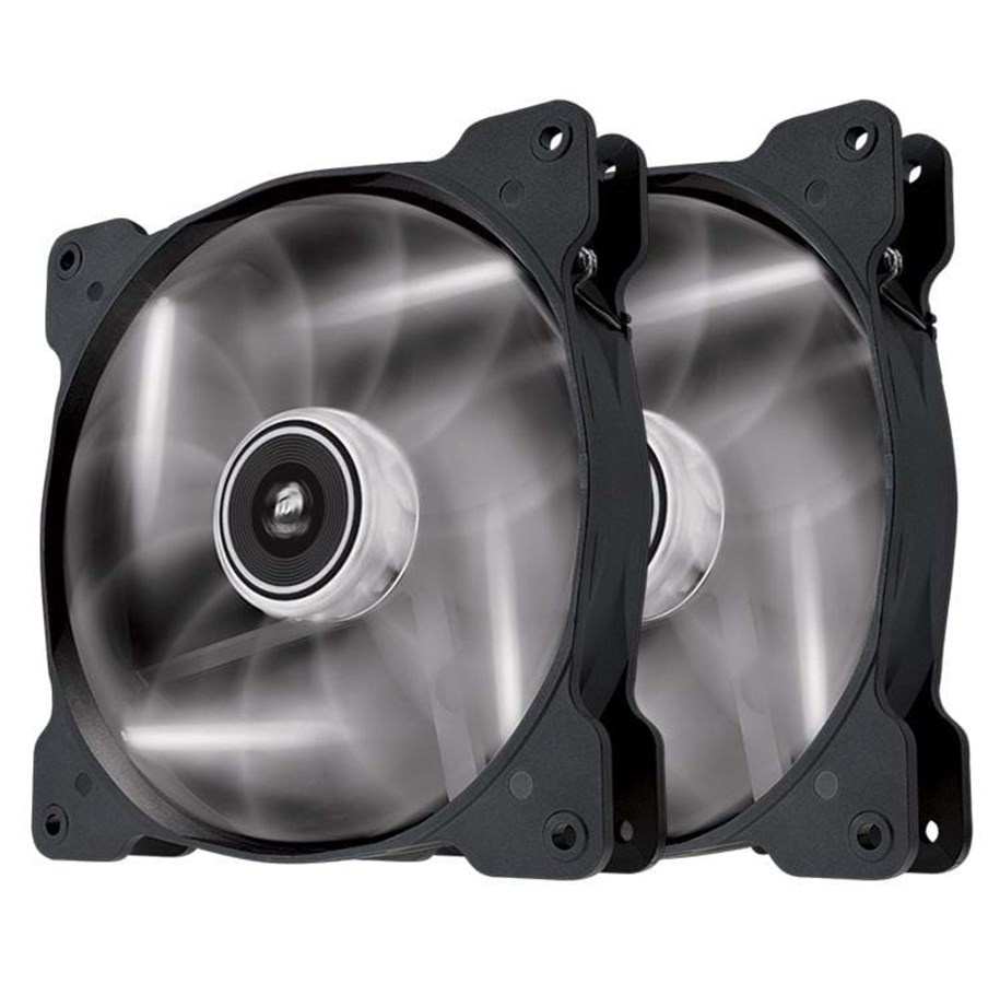 Kotelotuuletin - Corsair SP140 LED TP - White - Kotelotuuletin - 140mm - Musta valkoisella LED valolla - 29 dBA - CO-9050035-WW