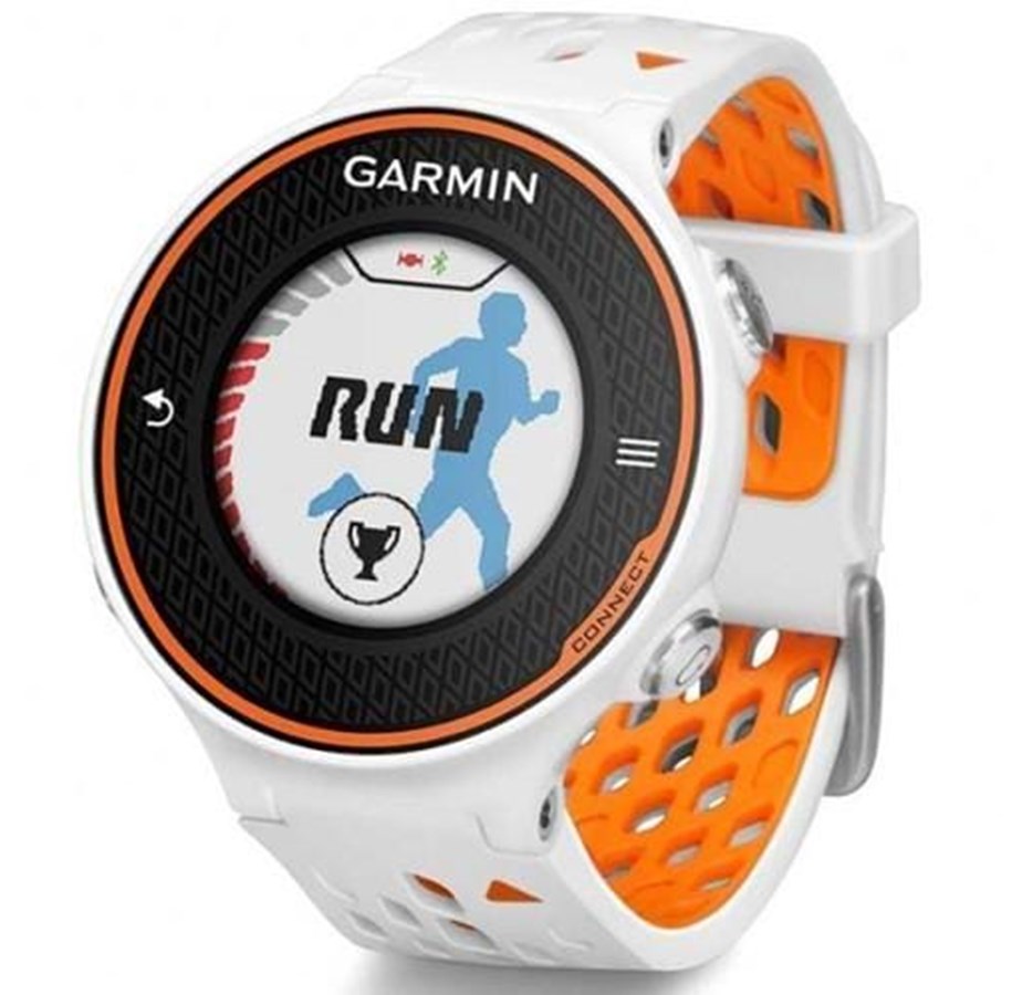 Älykellot, Urheilukellot & Aktiivisuusrannekkeet - Garmin Forerunner 620 HRM - White/Orange - 010-01128-41