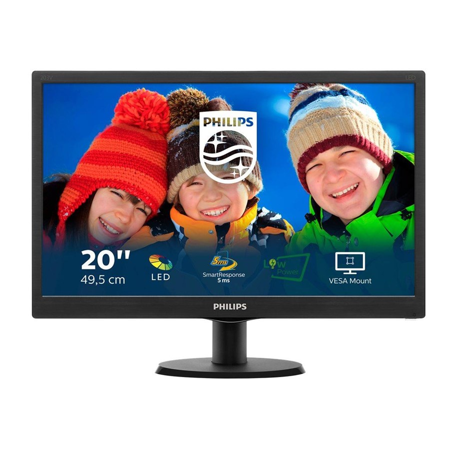Näyttö - 19" Philips V-line 203V5LSB26 - 203V5LSB26/10