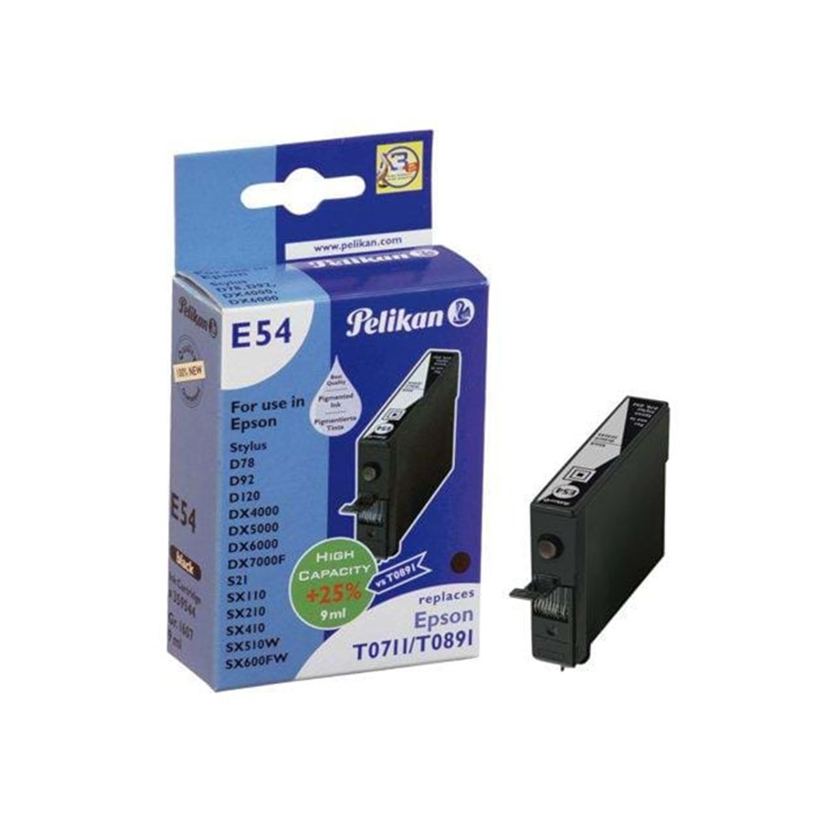 Mustepatruunat, värikasetit ja lisävarusteet - Pelikan E54 - 359544
