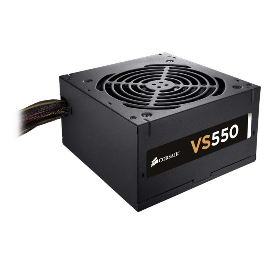 Virtalähde - Corsair VS550 V2 Virtalähde - 550 Watt - 120 mm - ATX - 80 Plus Valkoinen sertifioitu - CP-9020097-EU