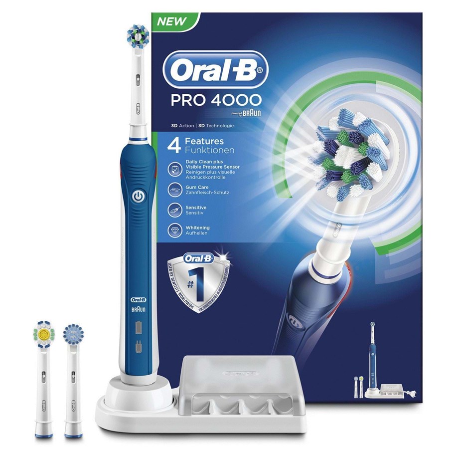 Sähköhammasharjat - Oral-B Sähköhammasharja Pro 4000 - 096580