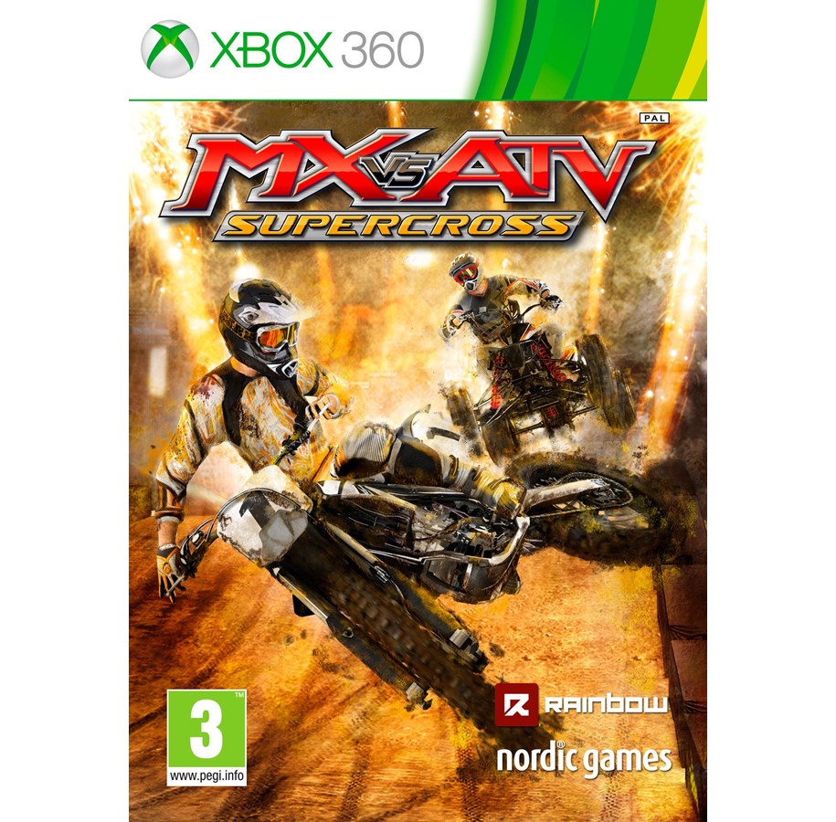 Pelit - MX Vs ATV: Supercross - Microsoft Xbox 360 - 12 - Kilpa-ajo - 9006113006930