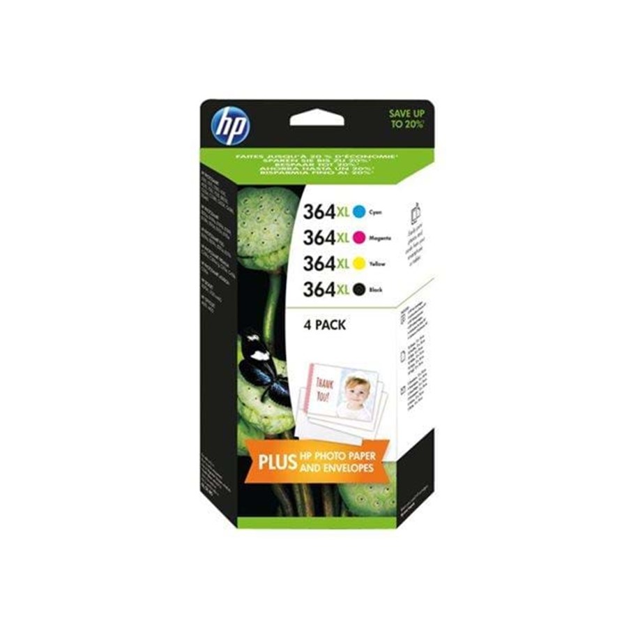 Mustepatruunat, värikasetit ja lisävarusteet - HP 364XL - Combo Pack (J3M83AE) - J3M83AE