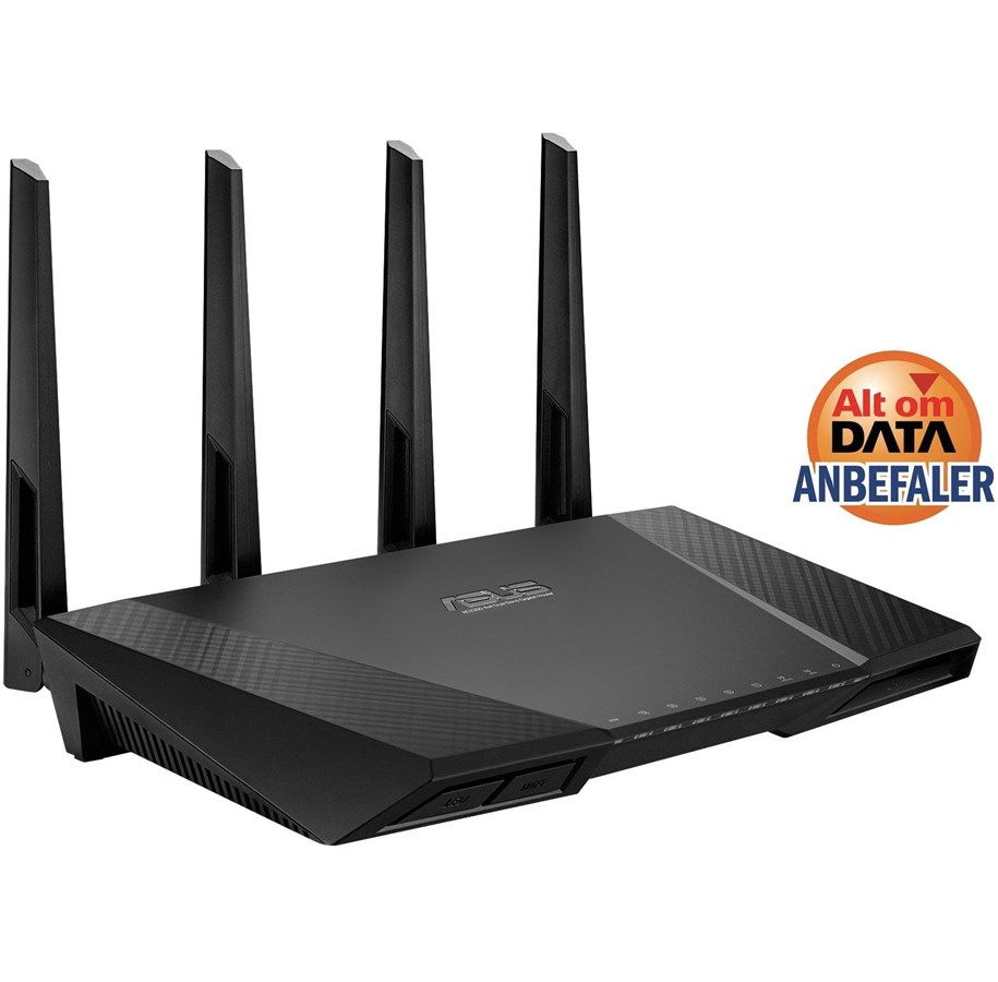 Reitittimet  - ASUS RT-AC87U Dual Band - Wireless router Wi-Fi 5 - 90IG00W0-BU2G00