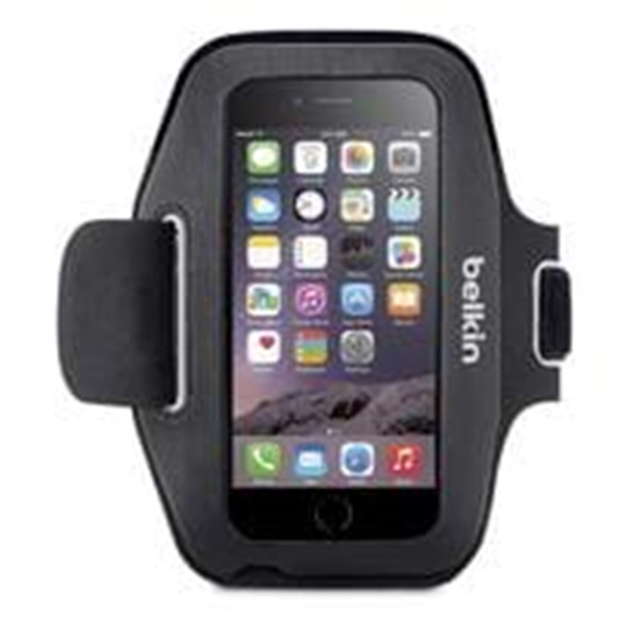 Puhelin - Kannet ja kotelot - Belkin iPhone 6 Sport-Fit Armband/Black - F8W500btC00