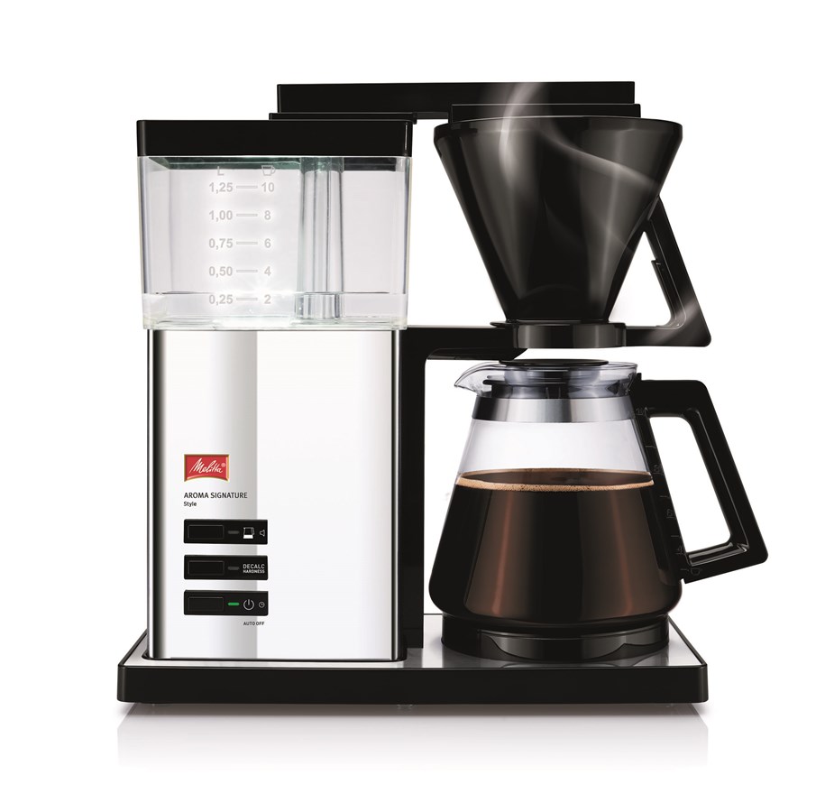 Kahvi ja Espresso - Melitta Aroma Signature DeLuxe Style - Kromi - 20997