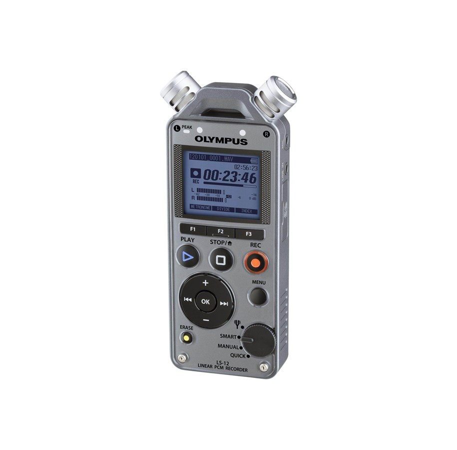 MP3-soittimet ja äänitallentimet - Olympus LS-12 - MP3 player 2 GB - N2283521-12