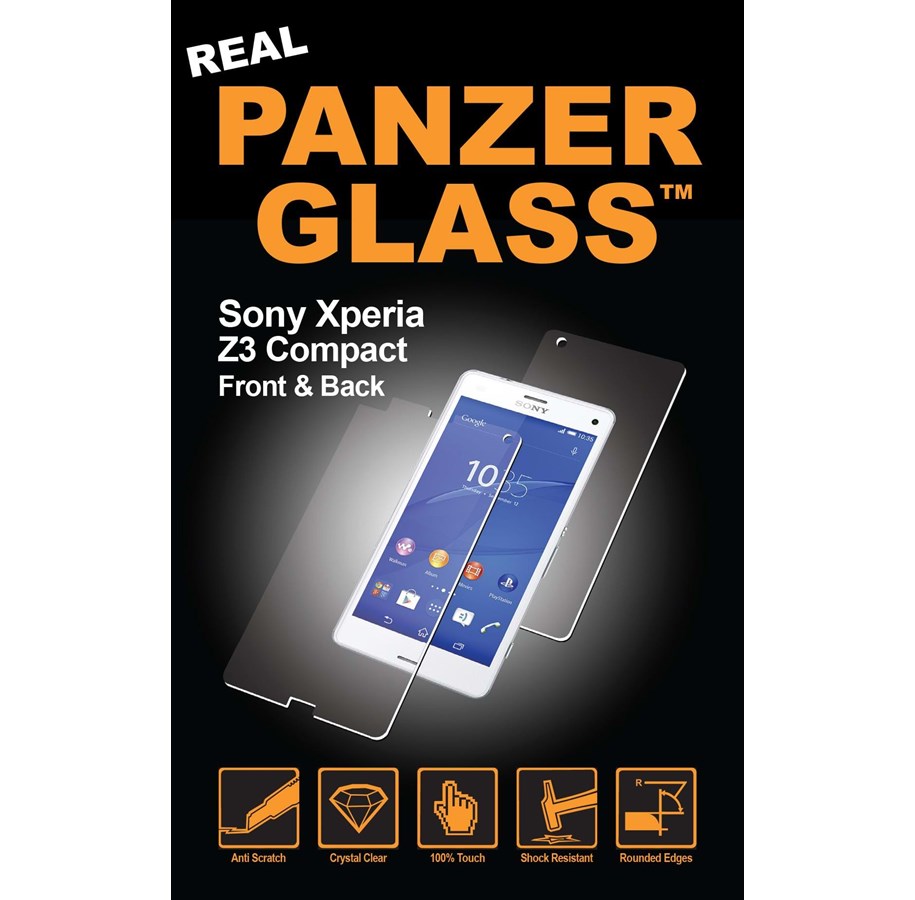 Puhelin - Muut lisävarusteet - PanzerGlass Sony Xperia Z3 Compact Front + Back - PANZER1603