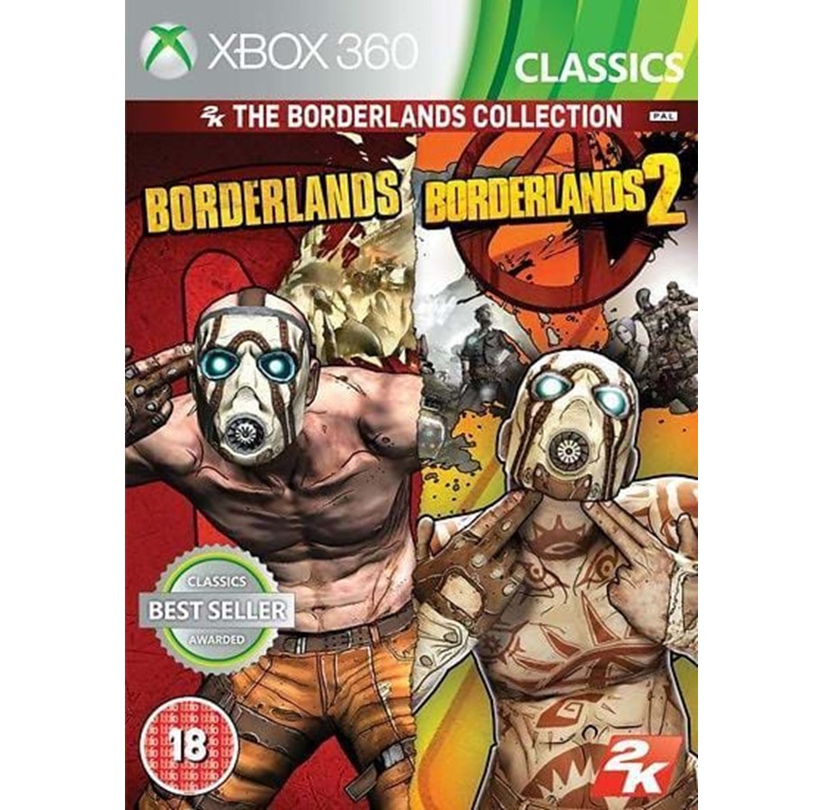 Pelit - Borderlands Collection - Microsoft Xbox 360 - FPS - 5026555262842