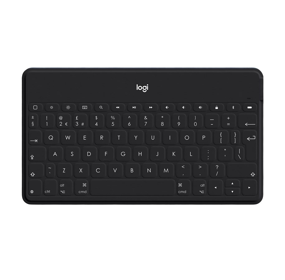 Näppäimistöt - Logitech Keys-To-Go iOS Ipad tablet Näppäimistö - Näppäimistö - Pohjoismainen - Musta - 920-006709