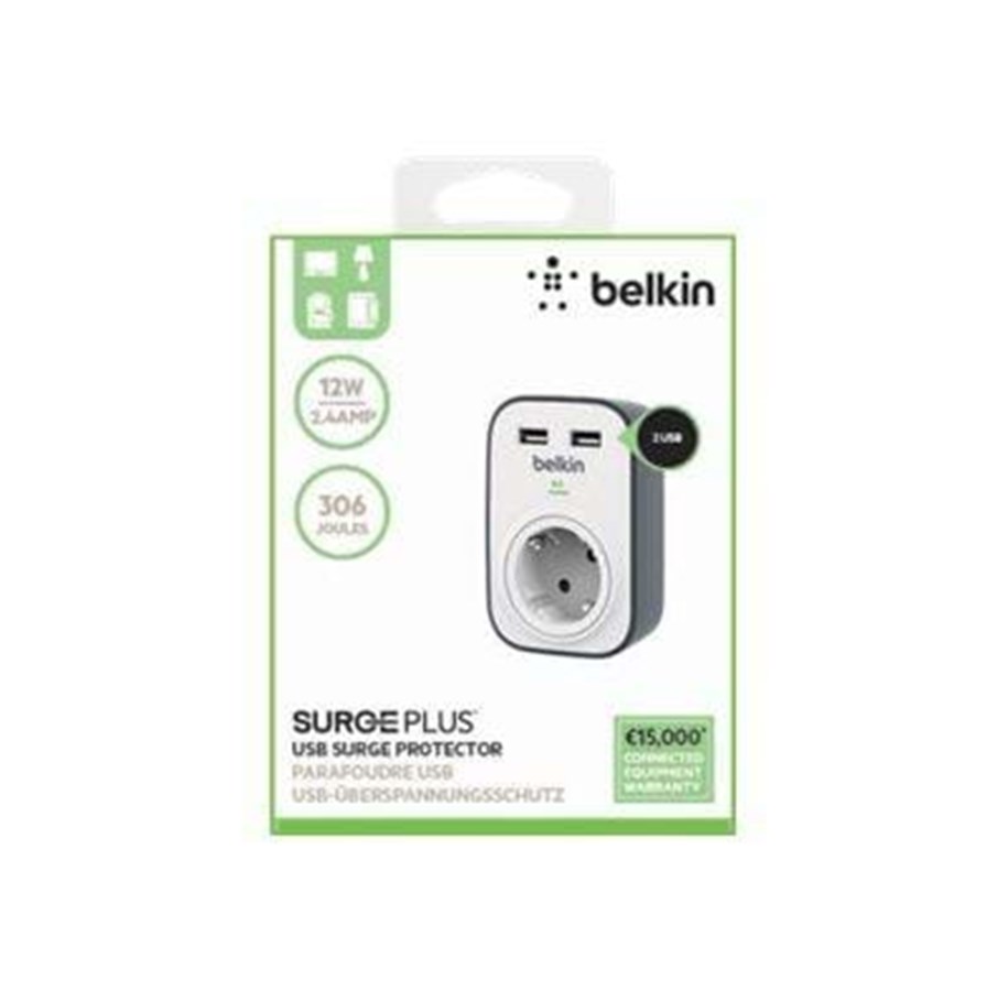 Virtakaapelit (ulkoinen) - Belkin Surge protector - BSV103vf