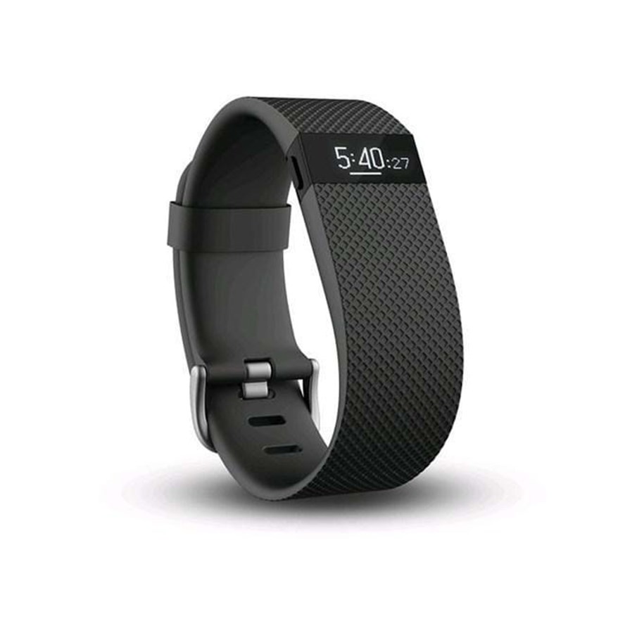Älykellot, Urheilukellot & Aktiivisuusrannekkeet - Fitbit Charge HR - Large - Black - FB405BKL