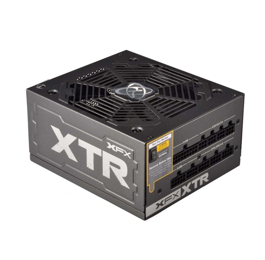 Virtalähde - XFX XTR Series Virtalähde - 550 Watt - 135 mm - ATX - 80 Plus Kulta sertifioitu - P1-550B-BEFX