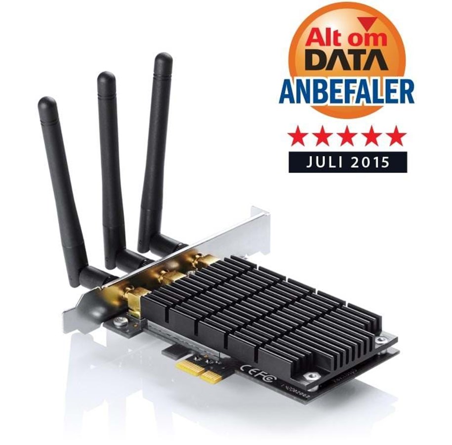 Verkkokortit (verkkosovittimet, tulostuspalvelimet jne.) - TP-Link Archer T9E - AC1900 - Archer T9E