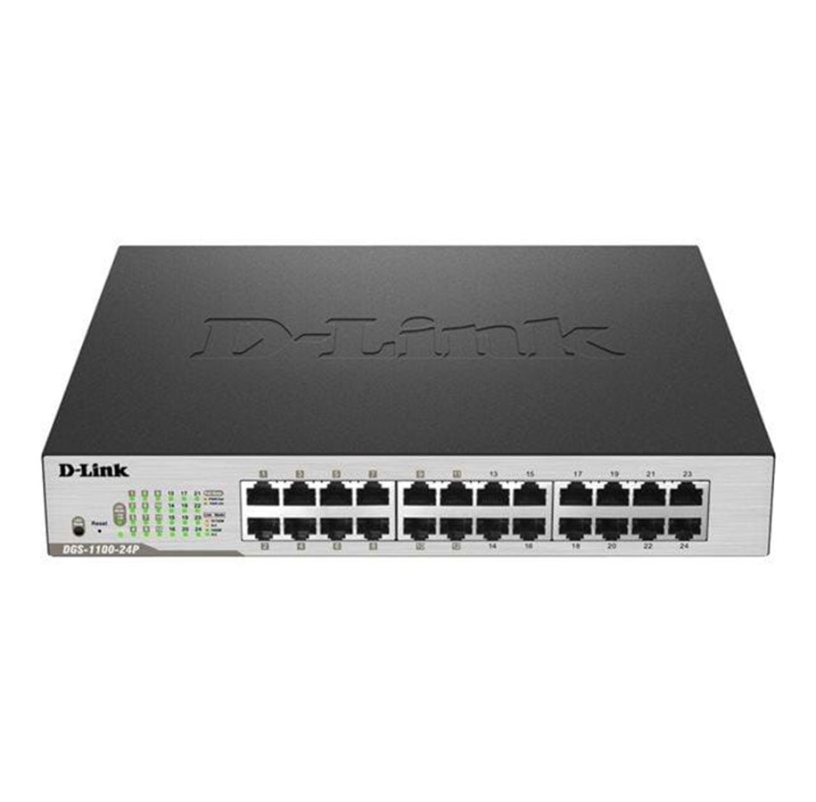 Kytkimet - D-Link DGS-1100-24P Smart Switch PoE - DGS-1100-24P