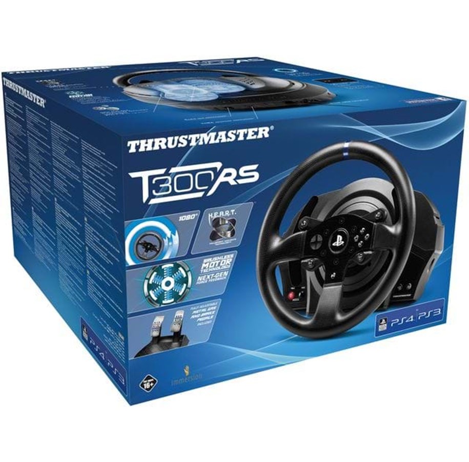 Pelit - lisävarusteet - Thrustmaster T300 RS - Wired Steering wheel & Pedal set - Sony PlayStation 4 - 4160604