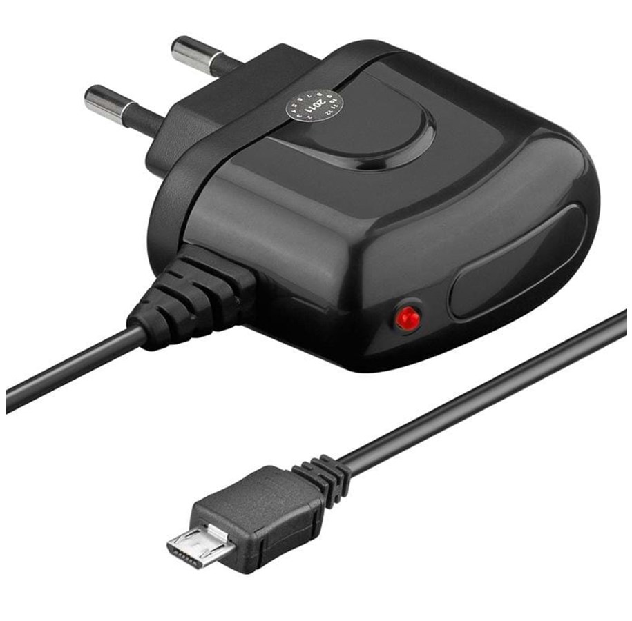 Puhelin - Adapterit & Laturit - Pro Charger Micro USB - 1.2A - Black - 4040849456664