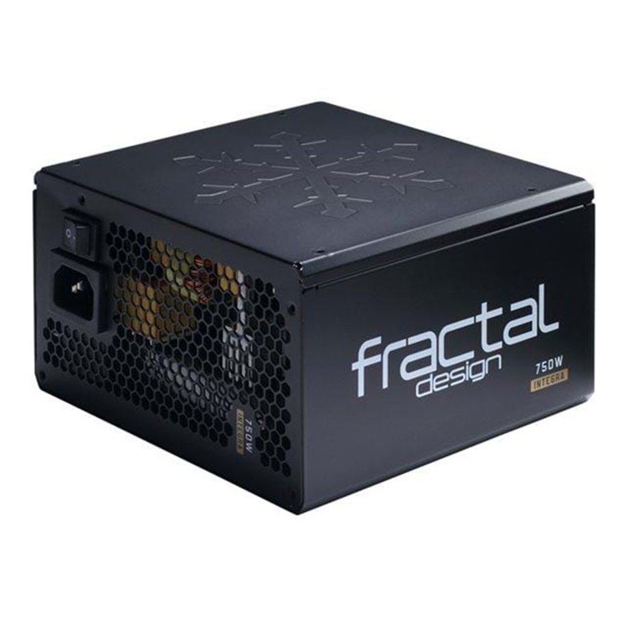 Virtalähde - Fractal Design Integra M 750W Virtalähde - 750 Watt - 120 mm - ATX - 80 Plus Pronssi sertifioitu - FD-PSU-IN3B-750W