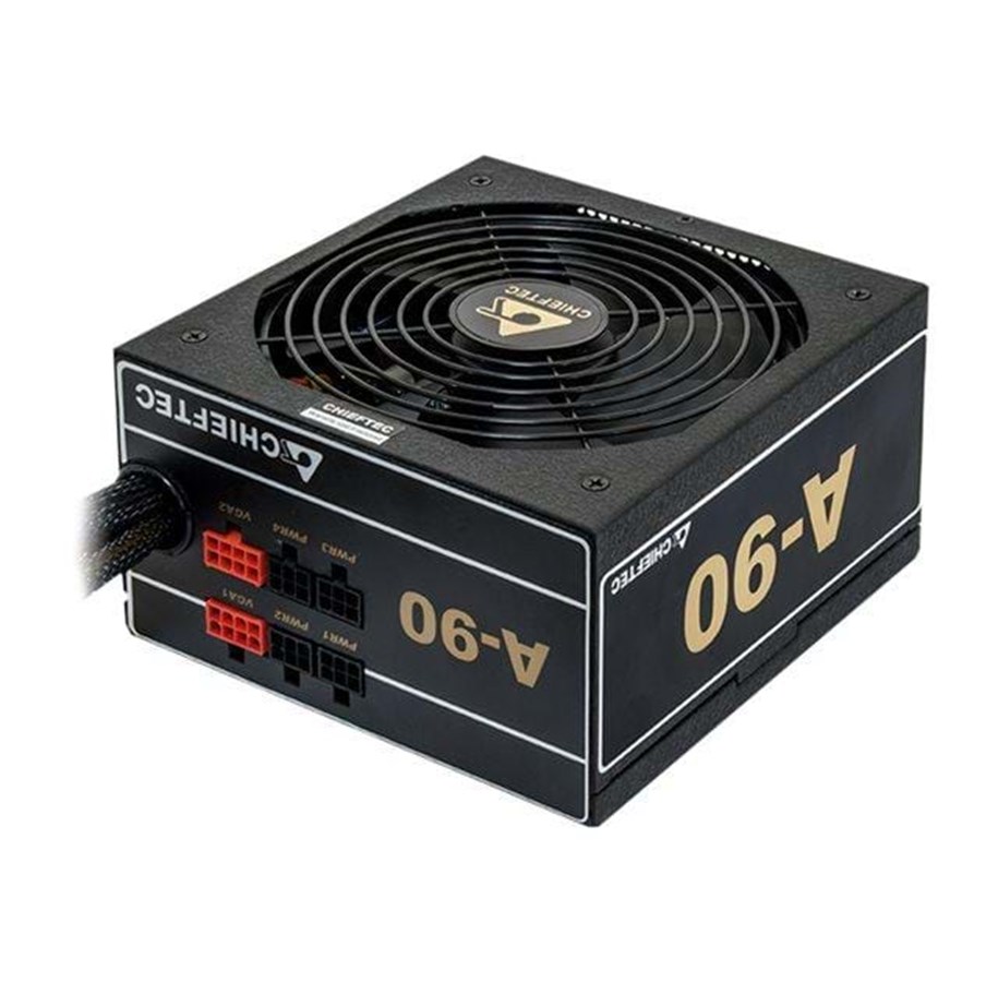 Virtalähde - Chieftec A-90 Sarja GDP-550C Virtalähde - 550 Watt - 140 mm - ATX - 80 Plus Kulta sertifioitu - GDP-550C