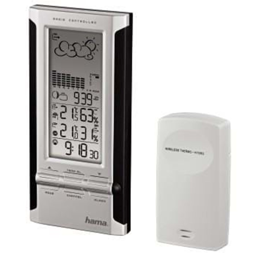 Muut pienet keittiökoneet - Hama EWS-380 Weather Station - Silver - 104932