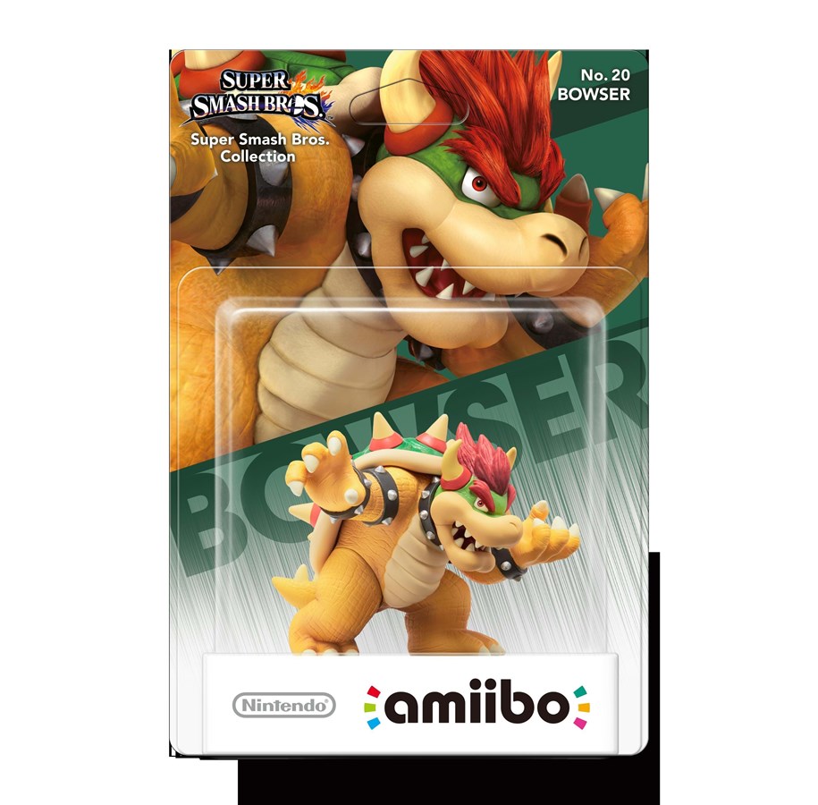 Pelit - lisävarusteet - Nintendo Amiibo no. 20 Bowser (Super Smash Bros. Collection) - Miscellaneous Lisävarusteet pelikonsoleille - Nintendo 3DS - 0045496891879