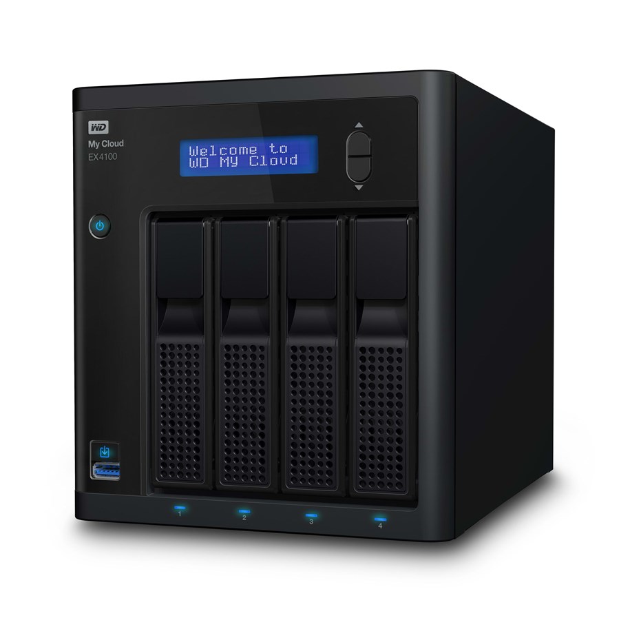 NAS-Palvelimet - WD Minun Cloud EX4100 BWZE0000NBK - NAS-Palvelimet - WDBWZE0000NBK-EESN