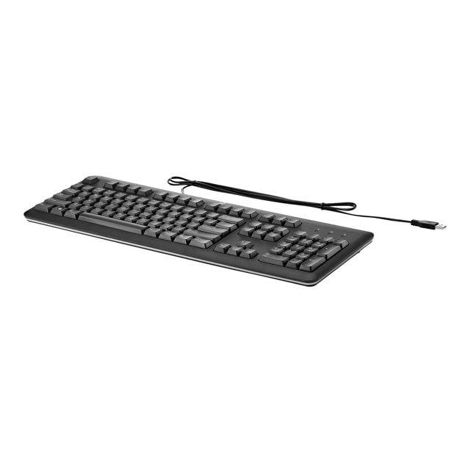 Näppäimistöt - HP Keyboard - Näppäimistö - Englanti - Musta - QY776AA#ABU