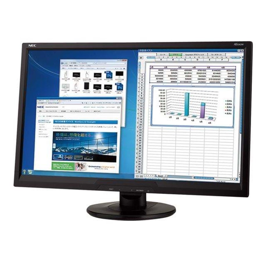 Näyttö - 24" NEC AS242W - 60003810