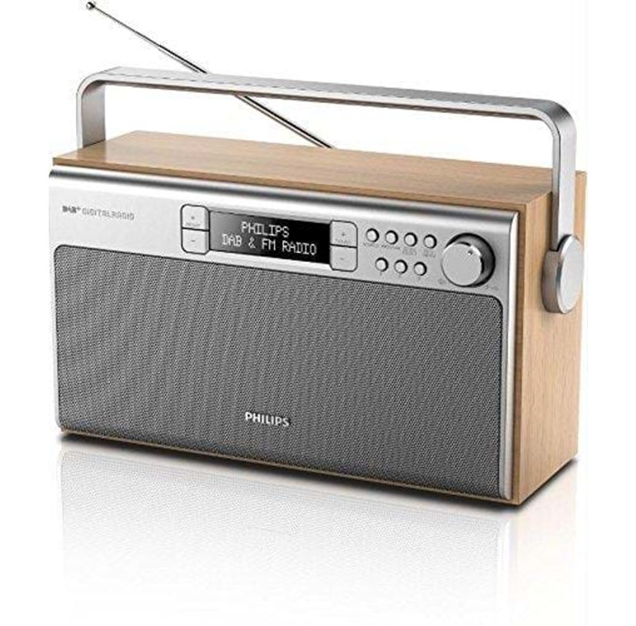 DAB, Verkko- & Kelloradiot - Philips AE5220 - DAB/DAB+/FM - Mono - Ruskea - AE5220/12
