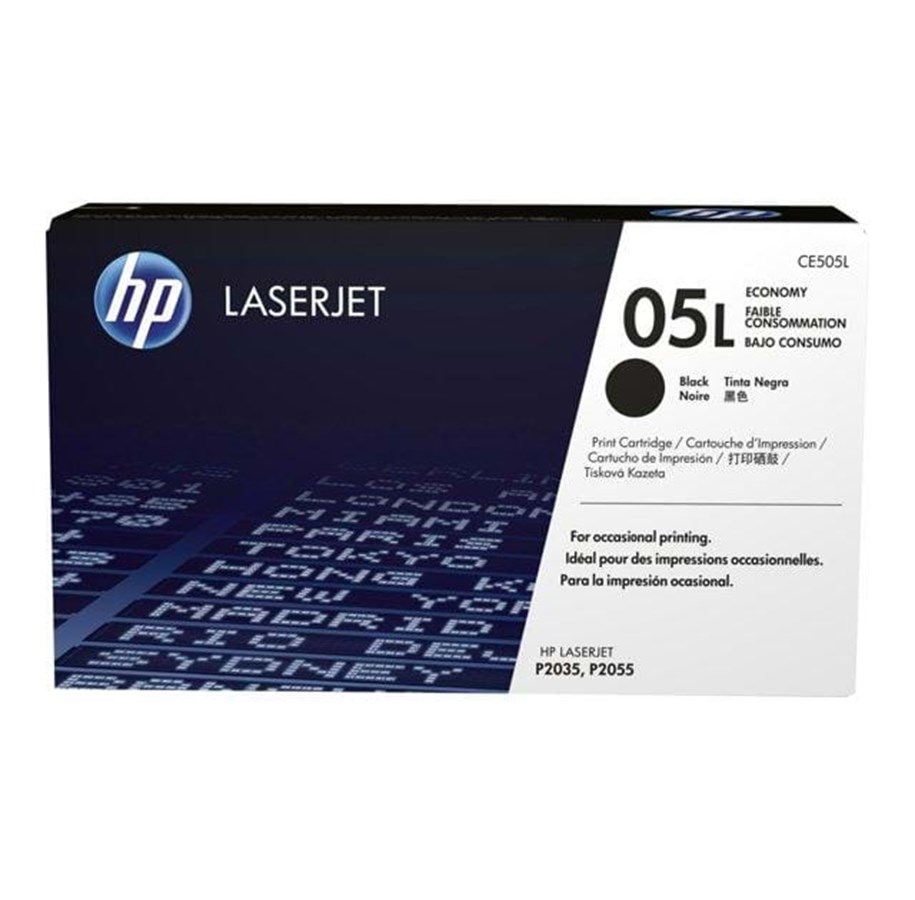 Mustepatruunat, värikasetit ja lisävarusteet - HP 05L / CE505L - Black Laser Toner - CE505L