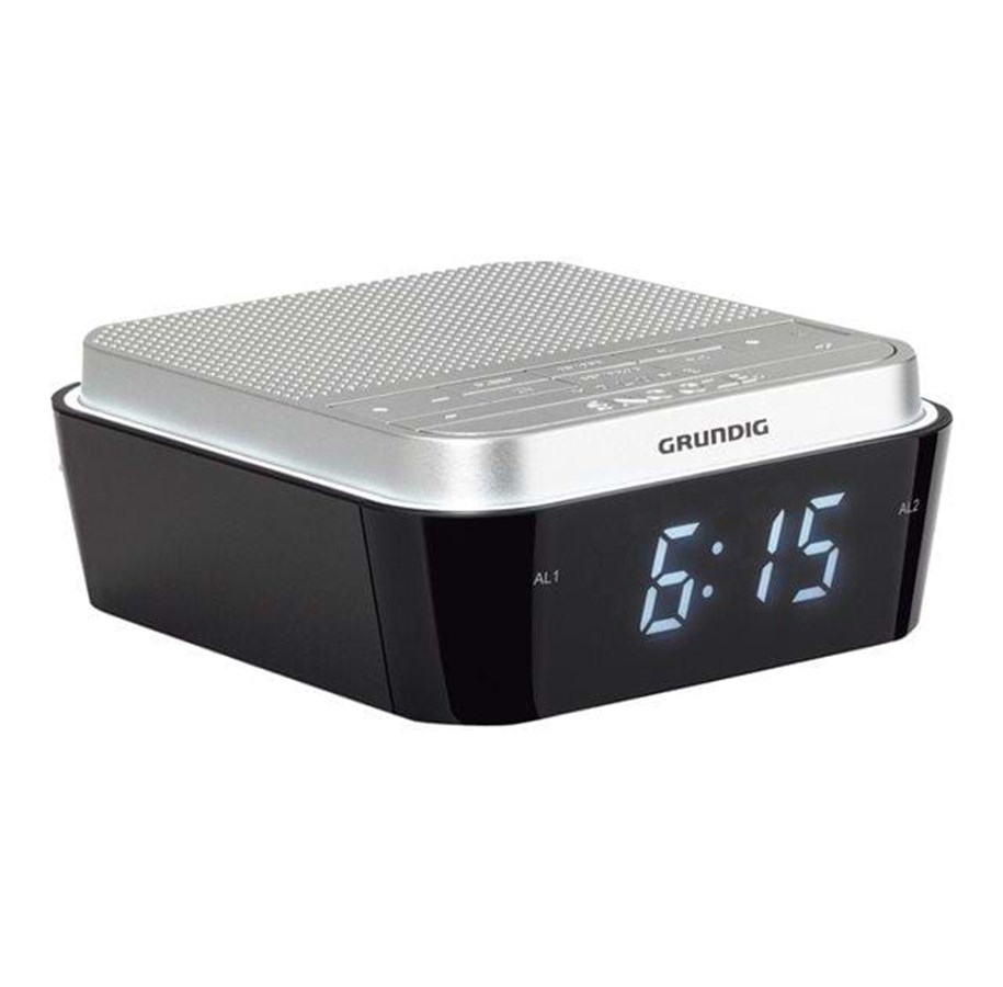 DAB, Verkko- & Kelloradiot - Grundig SONOCLOCK 920 - FM - hopea - GKR9200