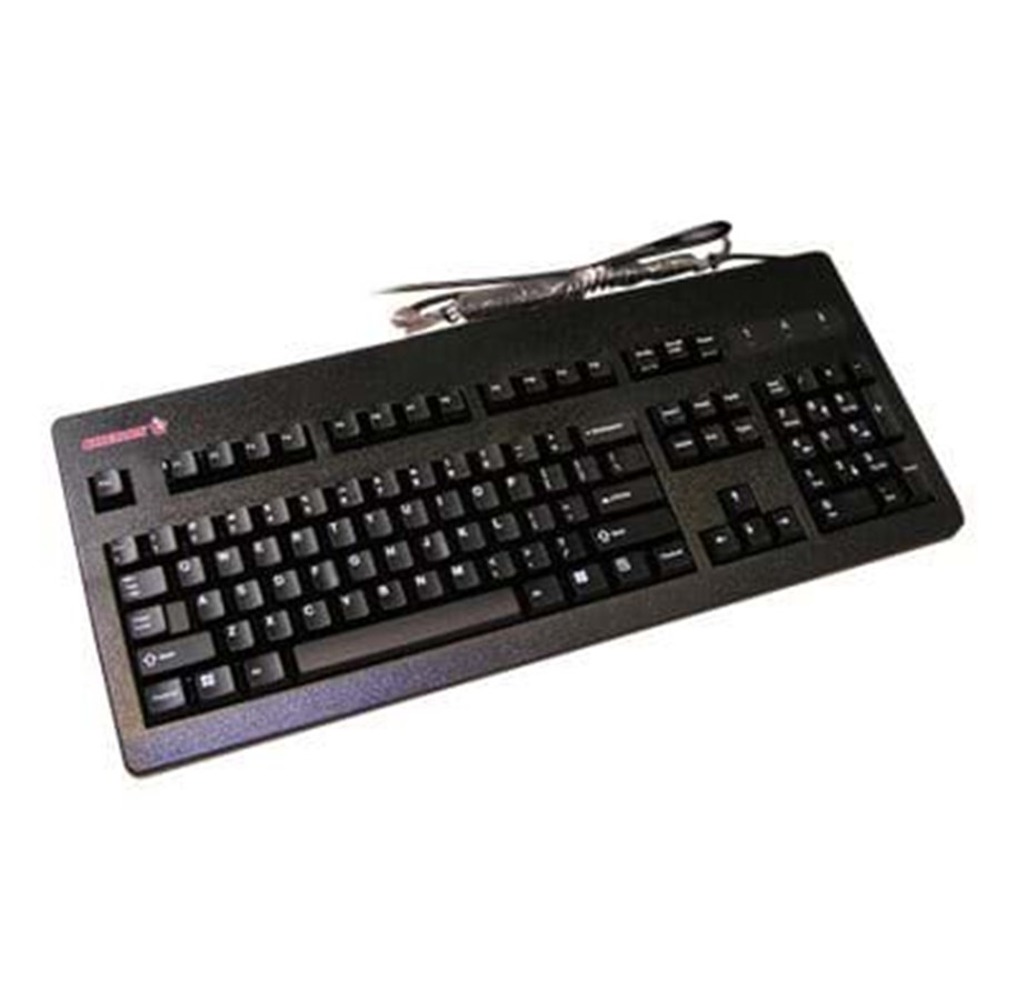 Näppäimistöt - Cherry Klassinen linja G80-3000 - Näppäimistö - Englanti (US) - Musta - G80-3000LPCEU-2